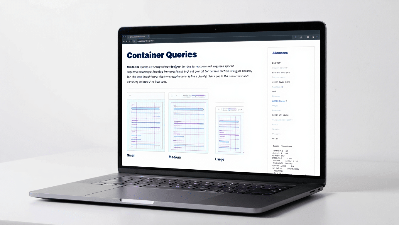Container Queries: Smarter Responsive Layouts